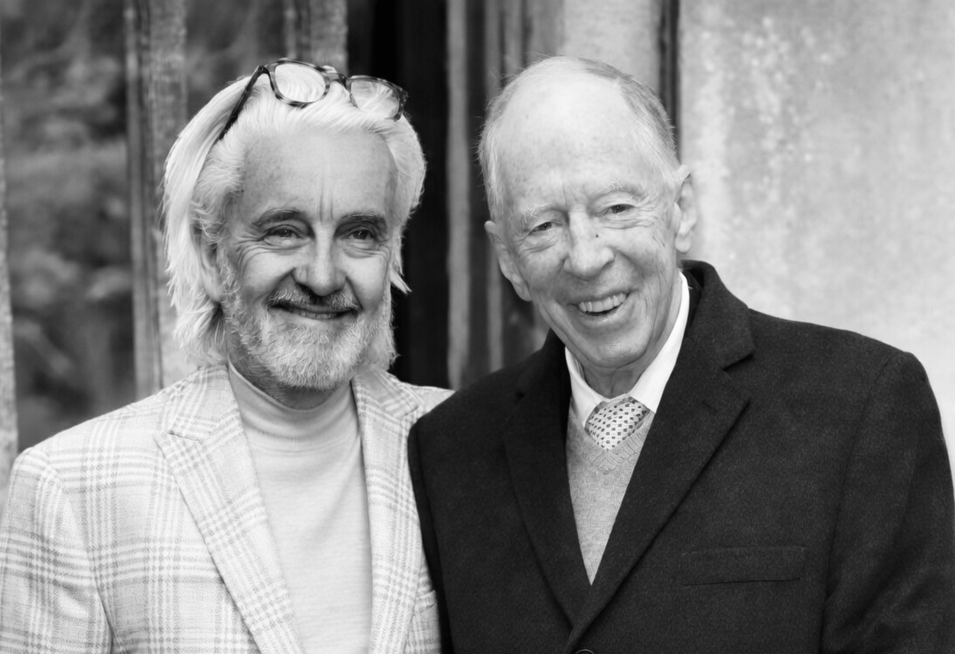 Daniel Saffran with Lord Jacob Rothschild